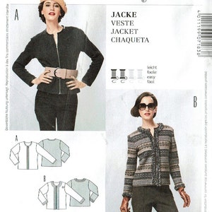 Misses&#39; Jacket UNCUT Sewing Pattern Sizes 8 10 12 14 16 Burda Style 7183