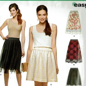Jupe Femme NEW LOOK K 6327 - Taille 8-20 - Motif Couture - Neuf