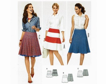Skirt Sewing Pattern Burda Style 6904 UNCUT OOP Sizes 8 10 12 14 16 18 20