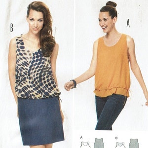 Dress and Top UNCUT Sewing Pattern Super Easy Burda Style 6913 Sizes 8-20 Misses Ladies Fashion