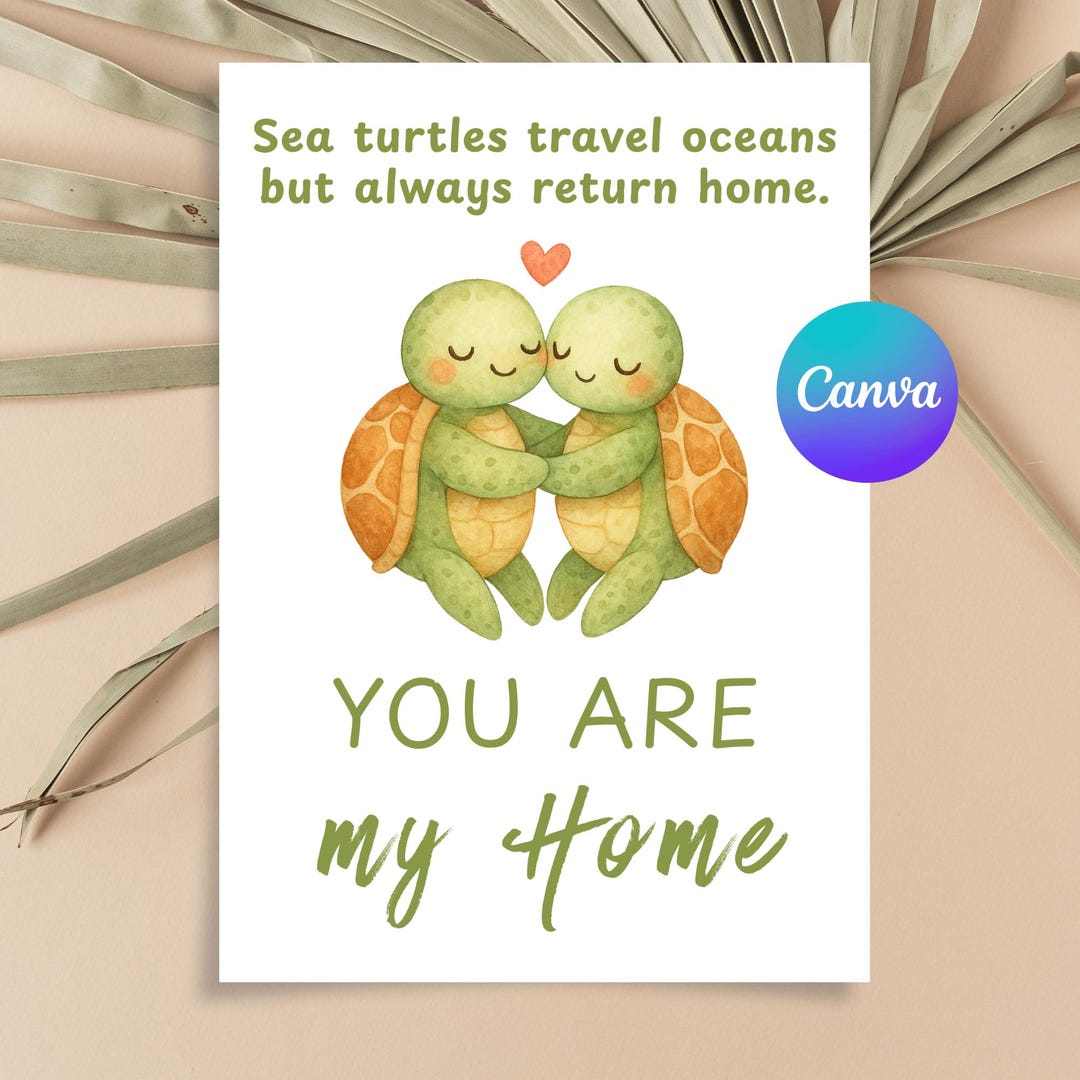 Printable Anniversary Card for Husband or Wife, Cute Romantic Love ...