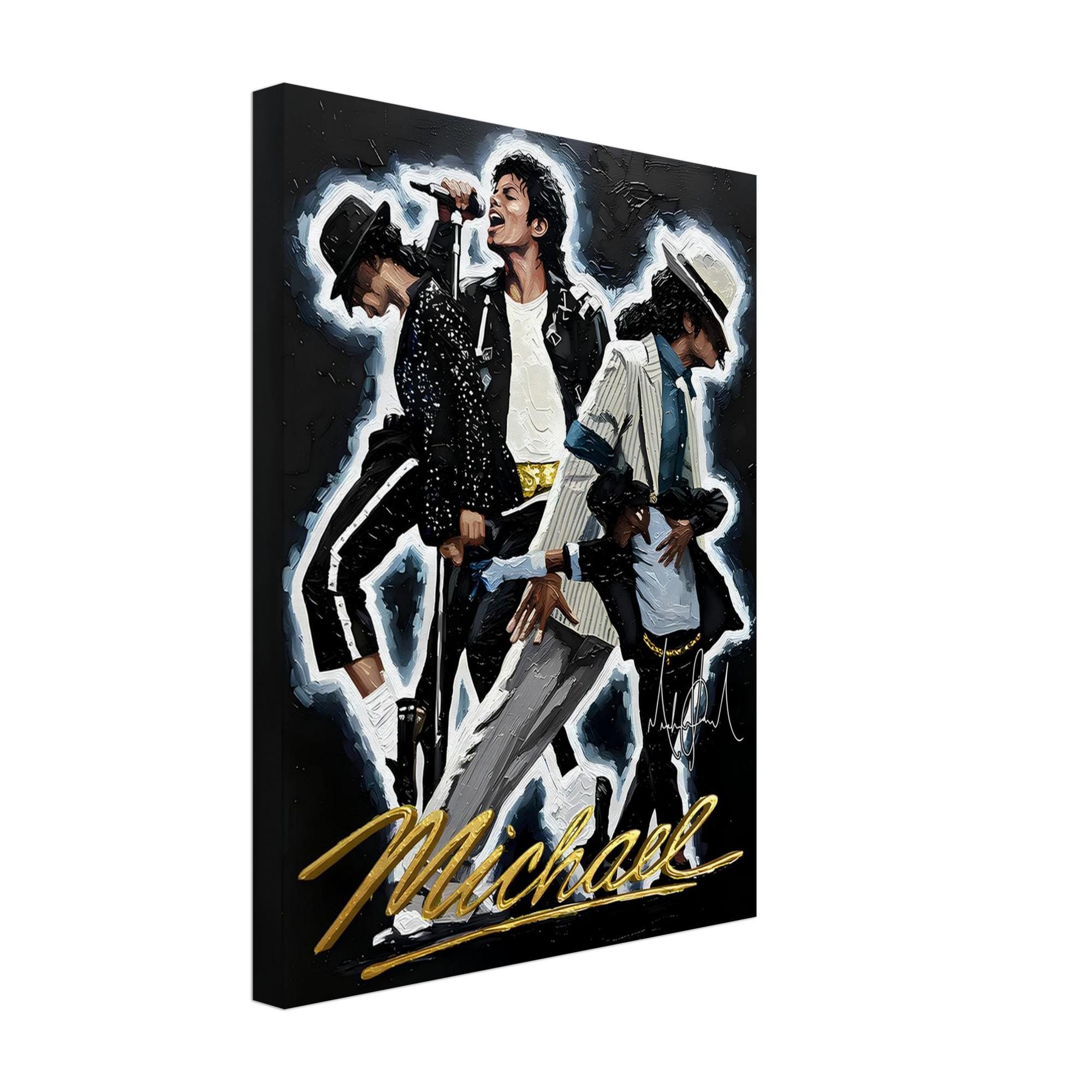 Michael Jackson Iconic Pose, Pop Art Print, Signed Painting