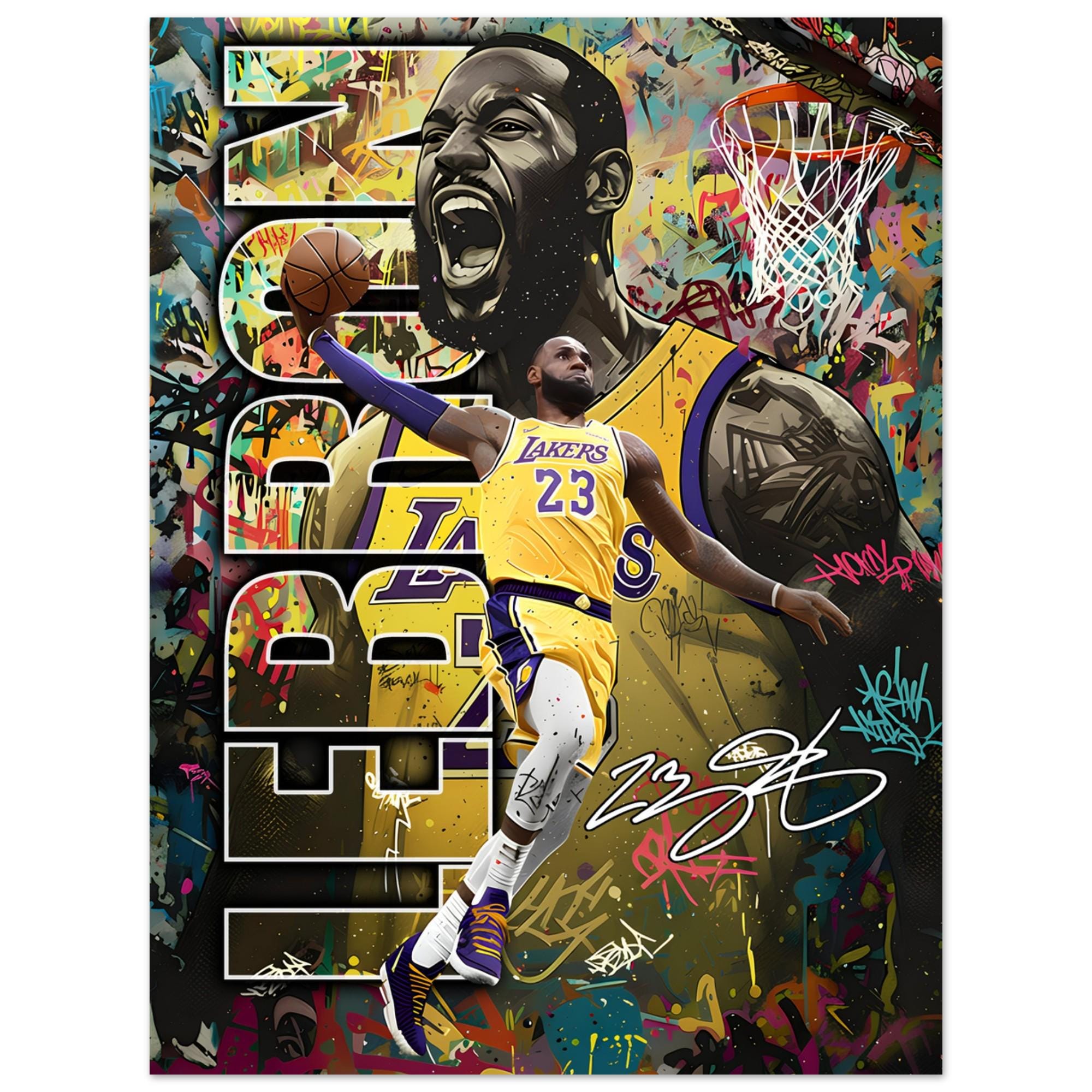 Pop Art Lebron - Etsy