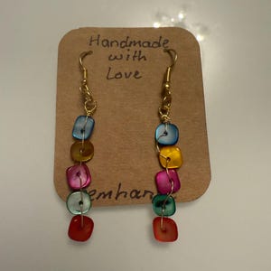Mother of pearl earrings