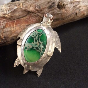 Sterling Silver Turtle Pin