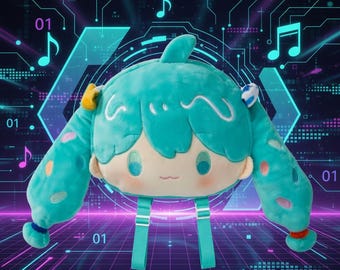 Green Hair Girl Anime Vocaloid -Backpack Adjustable Strap