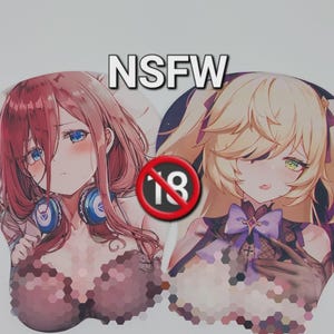 Wrist Supporting Oppai Waifu Mousepads