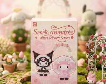 Angel Garden Kawaii Plush Keychain Blind Box | Cute Pastel Plush Pendant | Mystery Bag Charm Collectible Gift