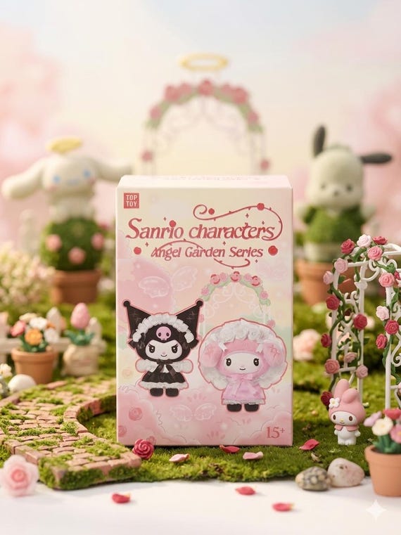 Angel Garden Kawaii Plush Keychain Blind Box | Cute Pastel Plush