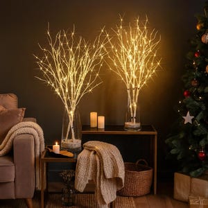 Sapins De Noël Lumineux En Verre - Lot De 5 - À Piles - Pour Table, Cheminée, Bureau - Décoration Scintillante D'intérieur Et D'extérieur