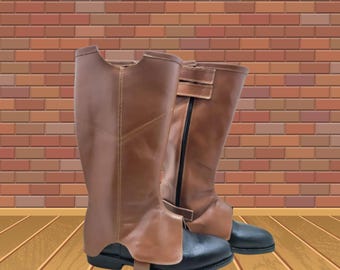 Mando Leather Boot Covers: Custom Cosplay Shoes