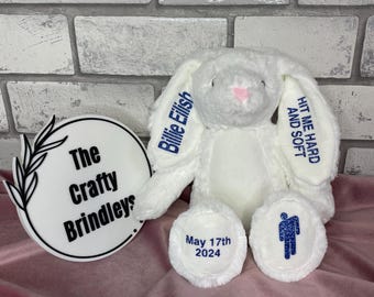 Billie inspired HMHAS personalised bunny