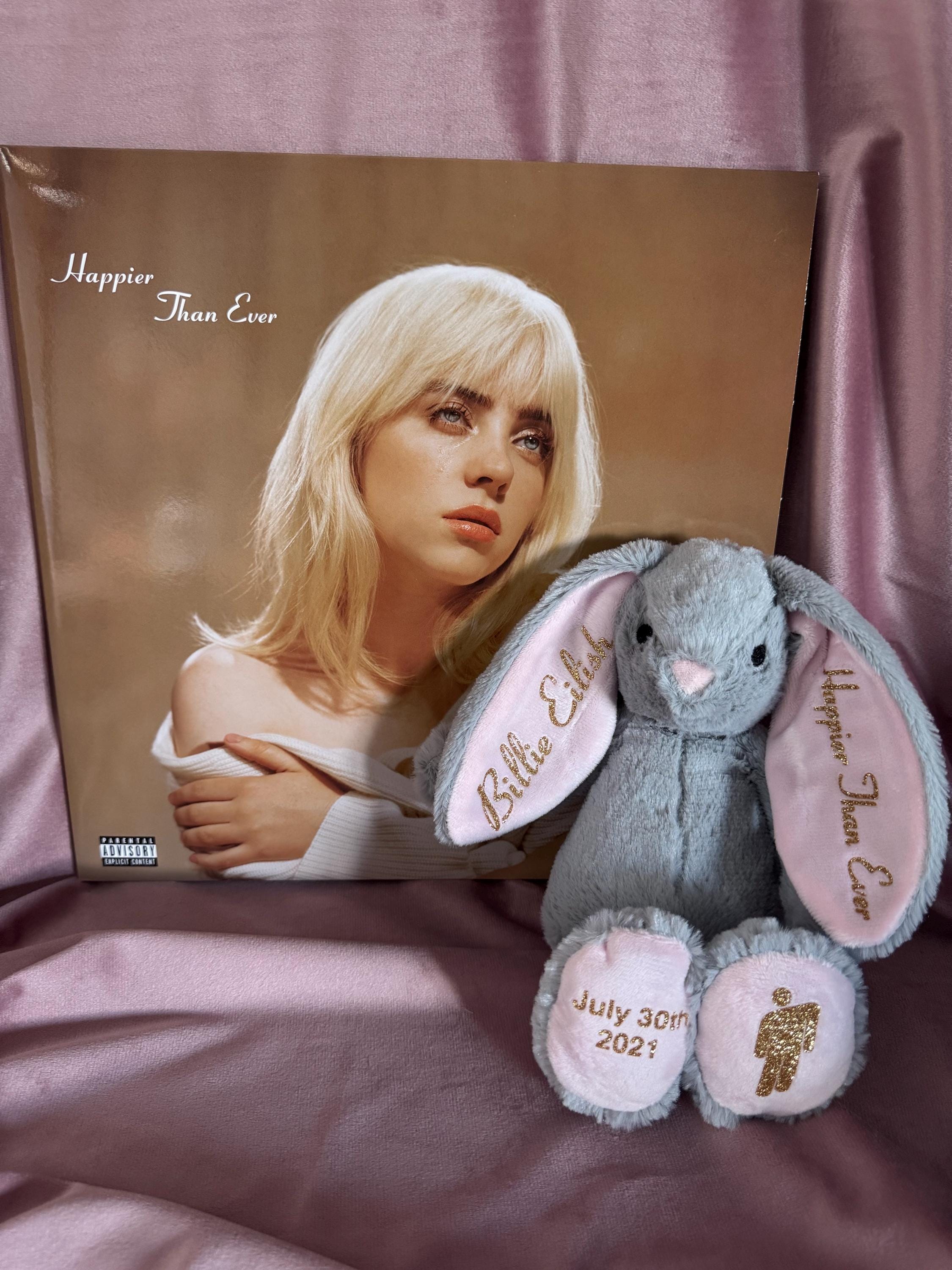 Billie Eilish Happier Than Ever Personalised Tour Bunny - Etsy UK