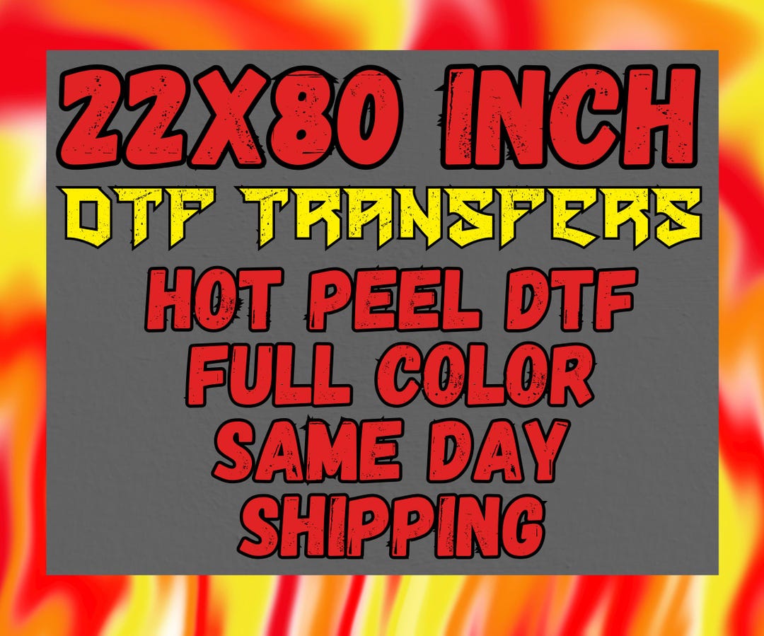Custom DTF Transfers: Ready to Press Heat Transfer, Gang Sheet ...