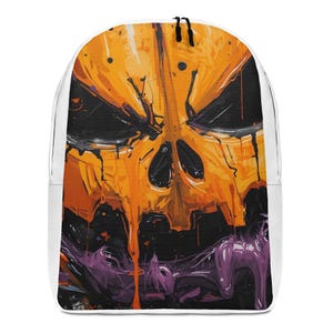 Halloween Jack-o’-Lantern Backpack | Spooky Pumpkin Bag | Trick or Treat Backpack
