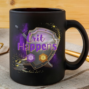 Daggerheart, Crit Happens, png file download, Daggerheart Digital Art, Gamer Merchandise, Gamer Gift, Daggerheart Merchandise, TTRPG,