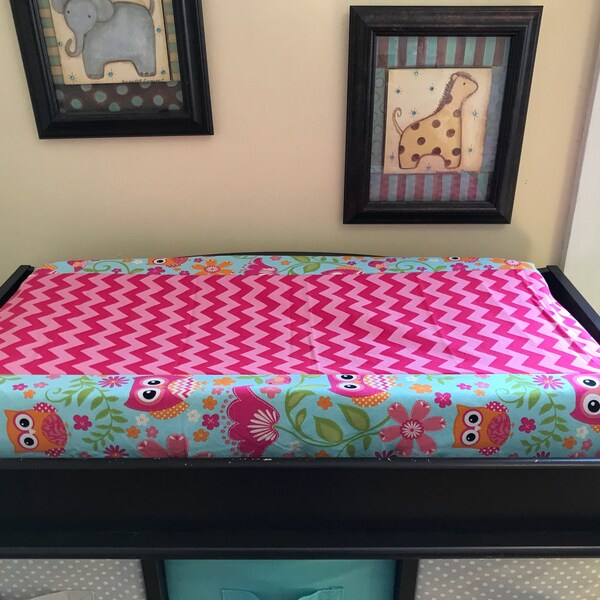 Chevron Changing Pad Cover Etsy