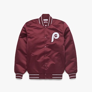 Philadelphia Phillies Satin Varsity Jacket – Classic MLB Bomber for Die-Hard Fans