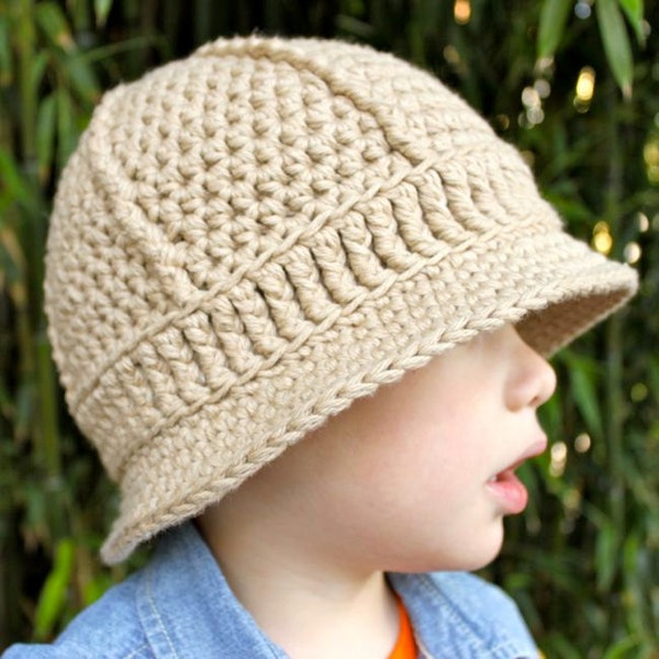 Safari Helmet  - Crochet Pattern - Permission to sell finished items