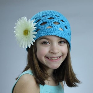 Newsboy Scalloped Breezy Beanie Crochet Pattern Permission to sell finished items image 4