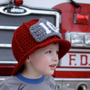 Firefighter Helmet - Crochet Pattern - Permission to sell finished items