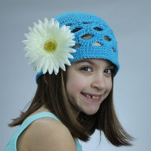 Newsboy Scalloped Breezy Beanie Crochet Pattern Permission to sell finished items image 3