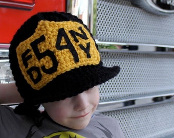Firefighter Helmet - Crochet Pattern - Permission to sell finished items