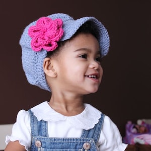 Train Conductor Hat - Crochet Pattern - Permission to sell finished items
