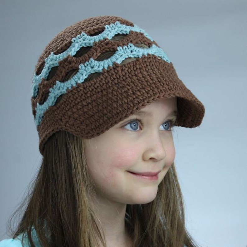 Newsboy Scalloped Breezy Beanie Crochet Pattern Permission to sell finished items image 2