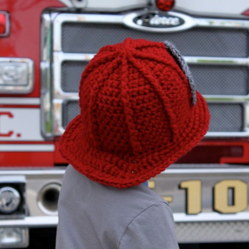Firefighter Helmet Crochet Pattern Permission to sell finished items image 4