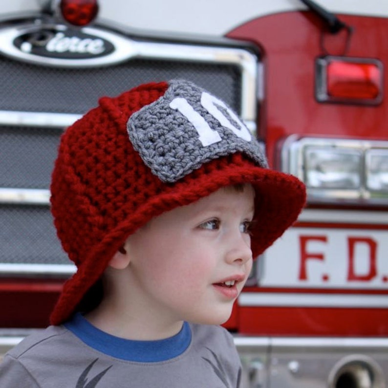 Firefighter Helmet Crochet Pattern Permission to sell finished items image 2