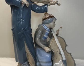 Vintage NAO by Lladro Porcelain Figurine “Street Musicians”