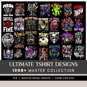 Ultimate Tshirt Design Bundle, SVG PNG Files, Commercial Use, For Cricut & Silhouette