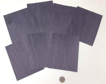 1 Lot Of 7pcs Dyed Purple Raw Veneer Shorts, Lot #1980