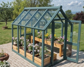 Modern Greenhouse Plan: Backyard Garden Shed Build Guide (PDF Download)