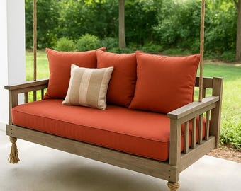 Outdoor Wooden Swing Plans: Patio furniture Woodworking Plans (PDF Download)
