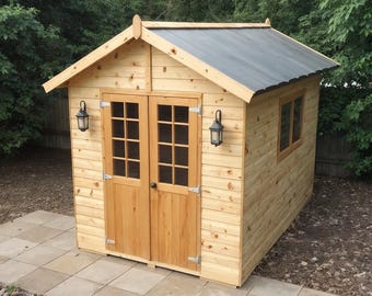 8x12 Garden Shed Plans: DIY Storage Shed Blueprint (PDF)