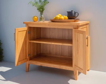 Outdoor Kitchen Cabinet Plans: Rustic BBQ Island, Woodworking Plans(PDF Plan)