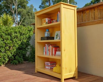Bookshelf Plan, Woodworking Plans for Nursery & Playroom Storage (PDF Download)