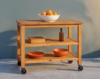 DIY Mobile Kitchen Cart Plan: Rolling BBQ Station (PDF Download)