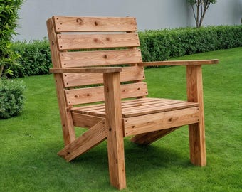 DIY Garden Chair Plans PDF: Modern Patio Furniture (PDF Download)