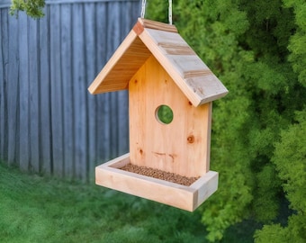 Plan de mangeoire à oiseaux en bois à faire soi-même : plans de menuiserie extérieure du projet Garden Wildlife Project (fichier PDF)