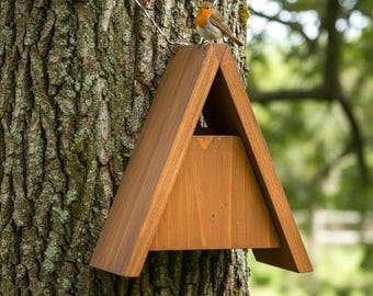 DIY Wooden Bird House Plan: Garden Wildlife Project (PDF File)