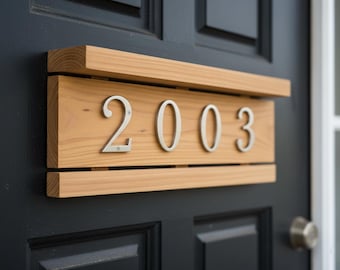 DIY Modern Illuminated House Number Sign Plan – Outdoor LED Plaque (PDF File Only)