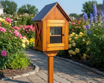 Little Free Library Woodworking Plan - DIY Book Share (PDF Pattern)