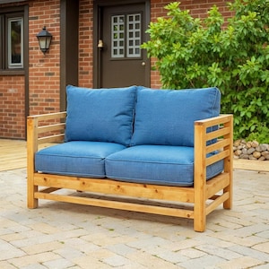 Outdoor Sofa Plan: Modern Patio Love seat, Woodworking Plans(PDF Download)