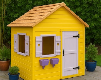 Kids Playhouse Plan: Outdoor Woodworking Plans for Children PDF Download)