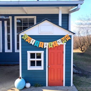 DIY Kids Playhouse Plans PDF: Outdoor Wooden Fort & Clubhouse
