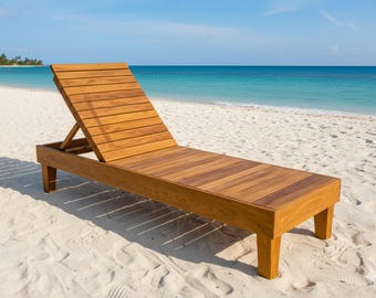 DIY Chaise SunLounger Plan: Chaise Lounger Woodworking Plans PDF