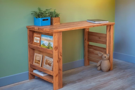 DIY Kids Desk Build Plan with Storage: Children's Art & Craft Table (PDF Plan)